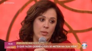 Claudia Raia no Encontro com Fátima Bernardes da Globo (Foto: Reprodução) Claudia Raia no Encontro com Fátima Bernardes da Globo (Foto: Reprodução)