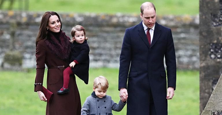 Kate Middleton, príncipe William e filhos (Foto: Reprodução) Kate Middleton, príncipe William e filhos (Foto: Reprodução)