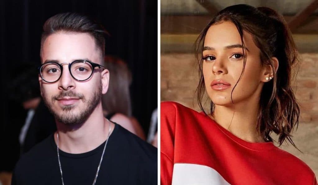 Bruna Marquezine ganha surpresa de Junior Lima durante show
