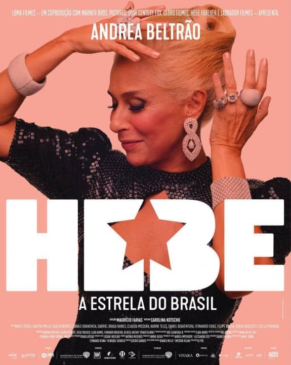 Pôster do filme de Hebe Camargo com Andréa Beltrão – Imagem: Divulgação Pôster do filme de Hebe Camargo com Andréa Beltrão – Imagem: Divulgação