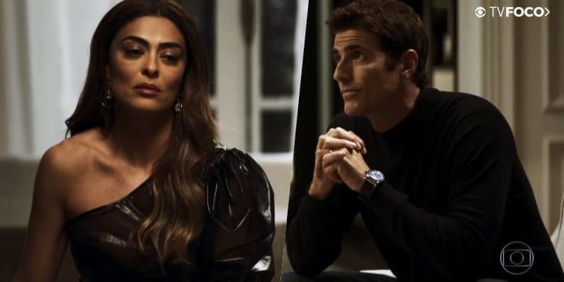 Maria da Paz anuncia a Régis que ele será pai em A Dona do Pedaço