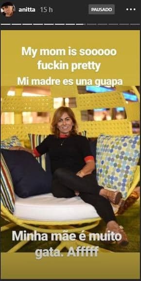 Anitta fez questão de enaltecer a beleza de sua mãe, Mirian Macedo (Foto: Reprodução/ Instagram) Anitta fez questão de enaltecer a beleza de sua mãe, Mirian Macedo (Foto: Reprodução/ Instagram)