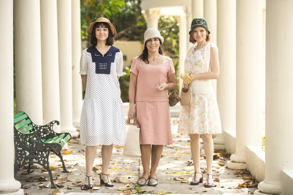 Gloria Pires, Simone Spoladore e Maria Eduarda Carvalho serão irmãs em Éramos Seis (Foto: Globo/Raquel Cunha) Gloria Pires, Simone Spoladore e Maria Eduarda Carvalho serão irmãs em Éramos Seis (Foto: Globo/Raquel Cunha)