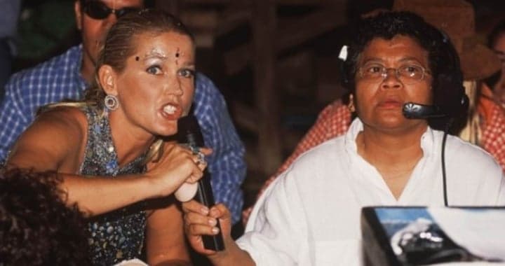 Xuxa ao lado de Marlene nos bastidores de programa. (Foto: Reprodução) Xuxa ao lado de Marlene nos bastidores de programa. (Foto: Reprodução)