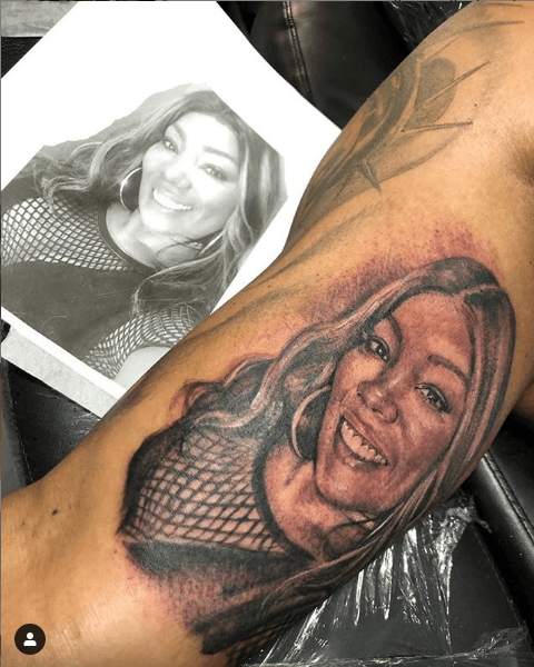 Tatuagem de Silvana Oliveira no braço de Renato (Foto: Reprodução/ Instagram) Tatuagem de Silvana Oliveira no braço de Renato (Foto: Reprodução/ Instagram)