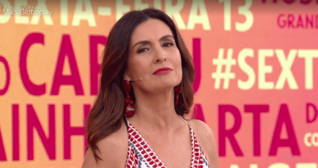 Repórter cometeu gafe com Fátima Bernardes em transmissão do Rock in Rio