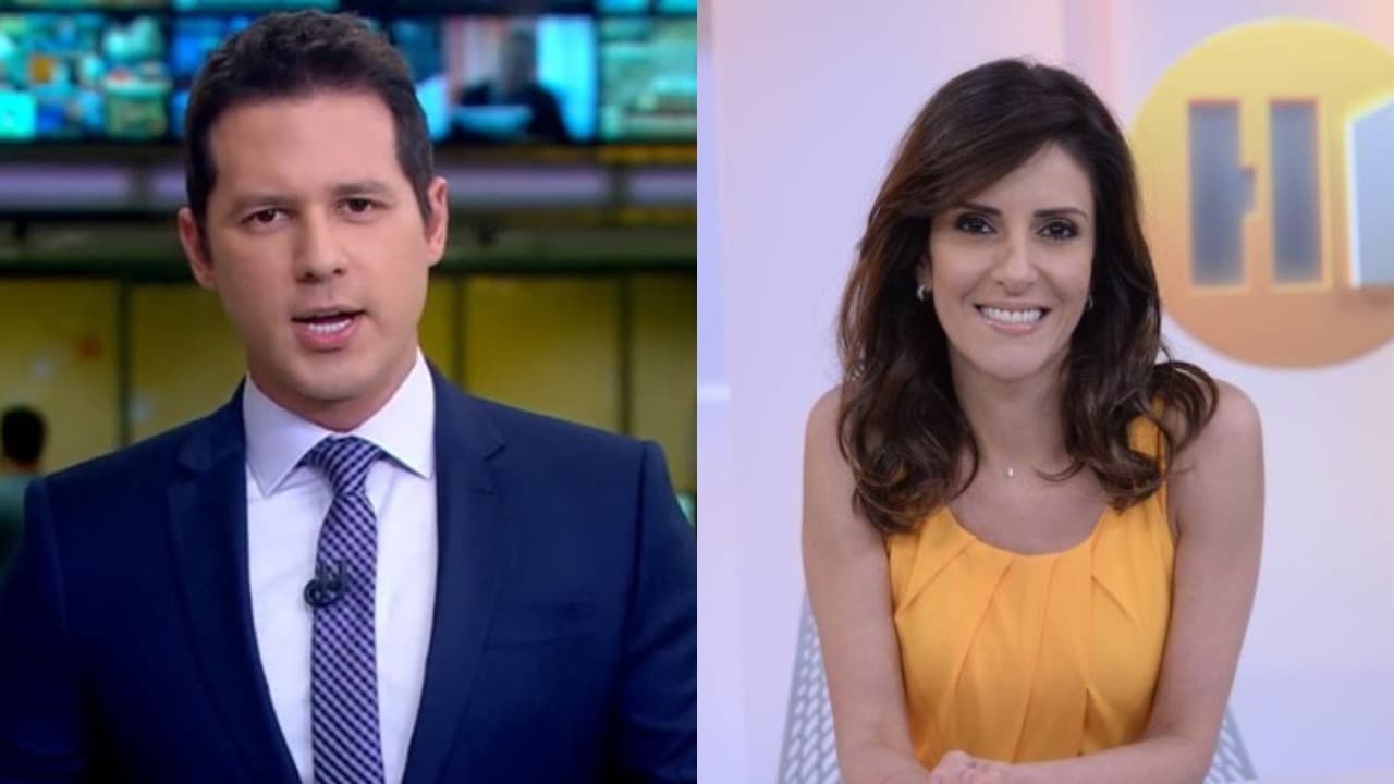 Dony de Nuccio e Monalisa Perrone (Foto: Reprodução/TV Globo/Montagem TV Foco) Dony de Nuccio e Monalisa Perrone (Foto: Reprodução/TV Globo/Montagem TV Foco)