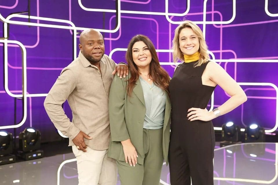 Érico Brás, Fabiana Karla e Fernanda Gentil comandam o Se Joga na Globo (Foto: Divulgação) Érico Brás, Fabiana Karla e Fernanda Gentil comandam o Se Joga na Globo (Foto: Divulgação)