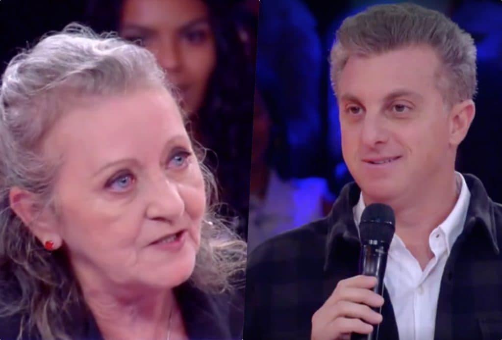 Luciano Huck, afrontado por senhora simples, ataca no palco novamente: "Vai deixar eu falar ou não?