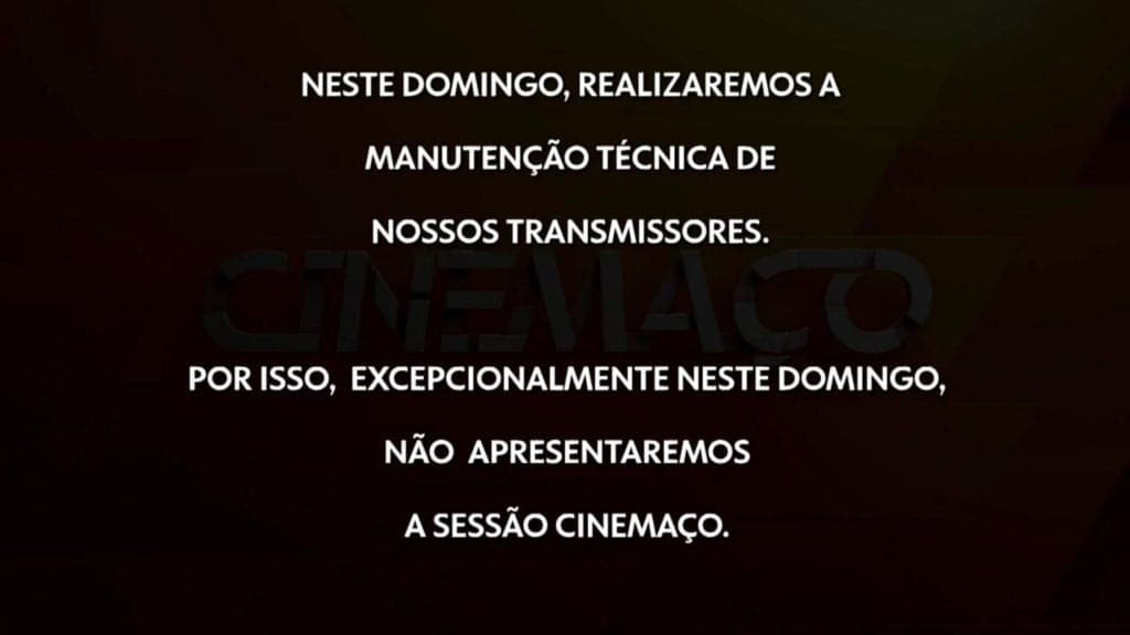 Rede Globo fica fora do ar para manutenção nos transmissores (Reprodução: TV Globo) Rede Globo fica fora do ar para manutenção nos transmissores (Reprodução: TV Globo)