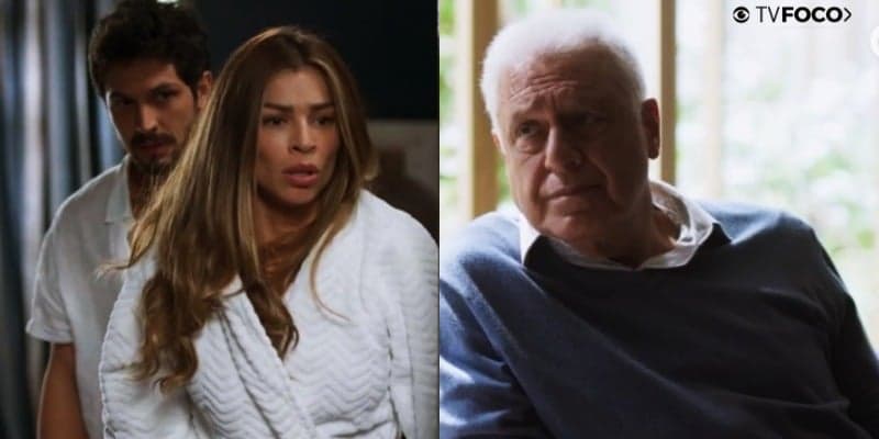 Bom Sucesso: Alberto flagra Marcos e Paloma aos beijos e perde o controle desolado