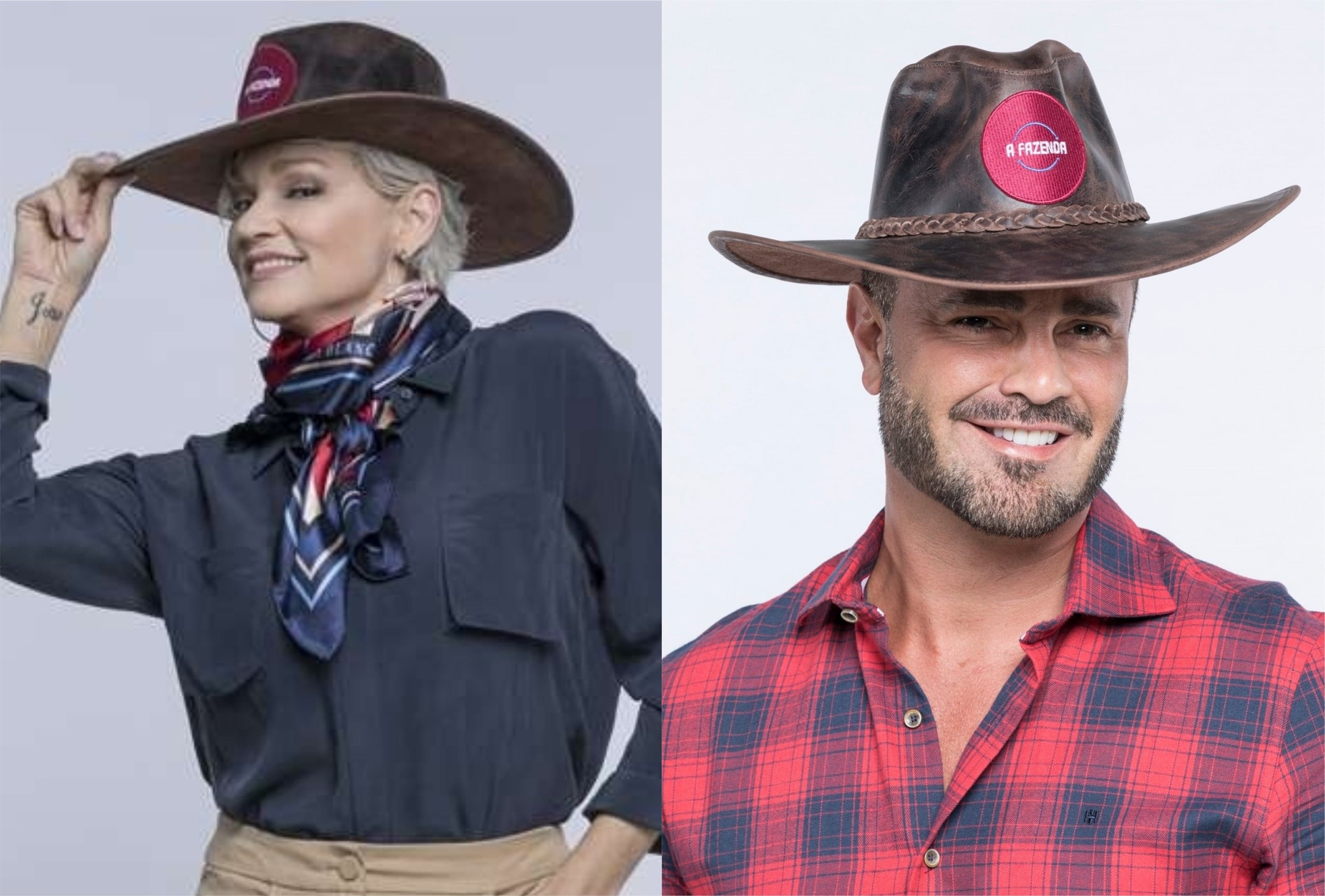 Andréa de Nóbrega e Rodrigo Phavanello batem boca durante formação de Roça em A Fazenda 11 (Montagem: TV Foco) Andréa de Nóbrega e Rodrigo Phavanello batem boca durante formação de Roça em A Fazenda 11 (Montagem: TV Foco)