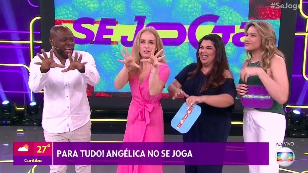 Angélica, Se Joga, Globo Angélica, Se Joga, Globo
