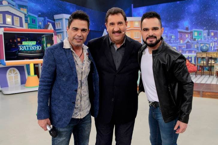 Zezé, Ratinho e Luciano. Foto: Reprodução camargo Zezé, Ratinho e Luciano. Foto: Reprodução camargo