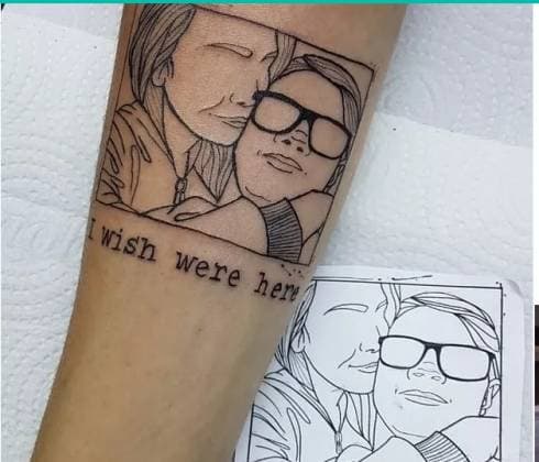 Isabela Tibcherani fez um tatuagem em homenagem a Rafael Miguel, que foi assassinado em junho deste ano (Foto: Reprodução/ Instagram) Isabela Tibcherani fez um tatuagem em homenagem a Rafael Miguel, que foi assassinado em junho deste ano (Foto: Reprodução/ Instagram)