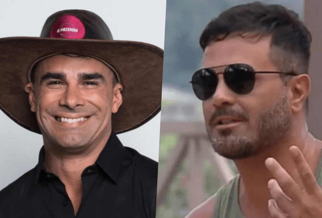 Jorge Souza e Rodrigo Phavanello estão na roça da Fazenda 11 Jorge Souza e Rodrigo Phavanello estão na roça da Fazenda 11
