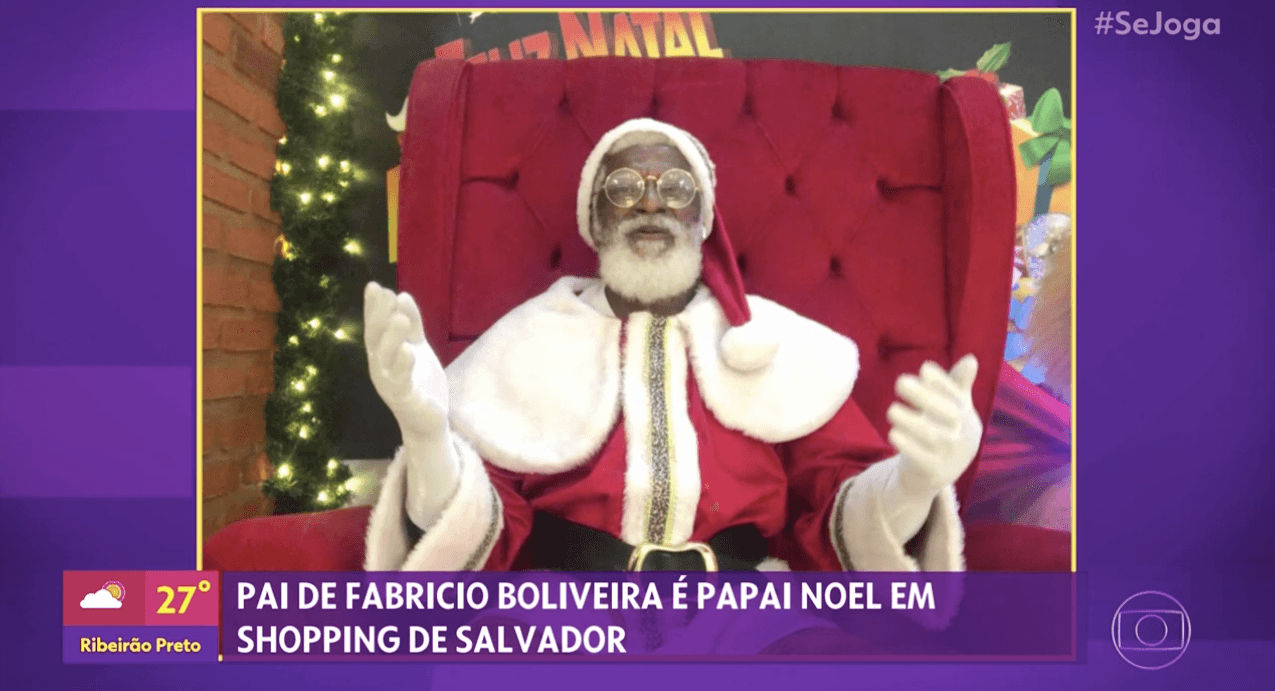 Globo, Fabrício Boliveira, Natal, Papai Noel, Se Joga Globo, Fabrício Boliveira, Natal, Papai Noel, Se Joga