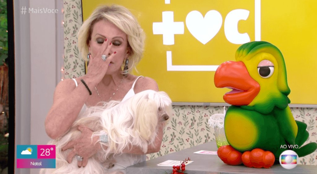 Mãe de Ana Maria Braga entra ao vivo, manda forte recado e apresentadora não consegue tocar o programa