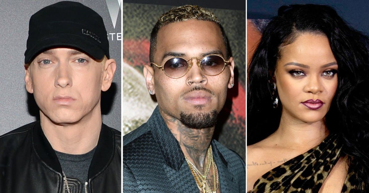 Eminem acusa Rihanna de passar DST para Chris Brown e polêmica é criada (Foto: Reprodução) Eminem acusa Rihanna de passar DST para Chris Brown e polêmica é criada (Foto: Reprodução)