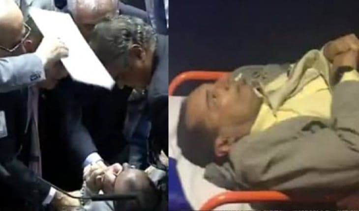 Senador Jorge Kajuru passou mal ao vivo em sessão na TV Senado Senador Jorge Kajuru passou mal ao vivo em sessão na TV Senado