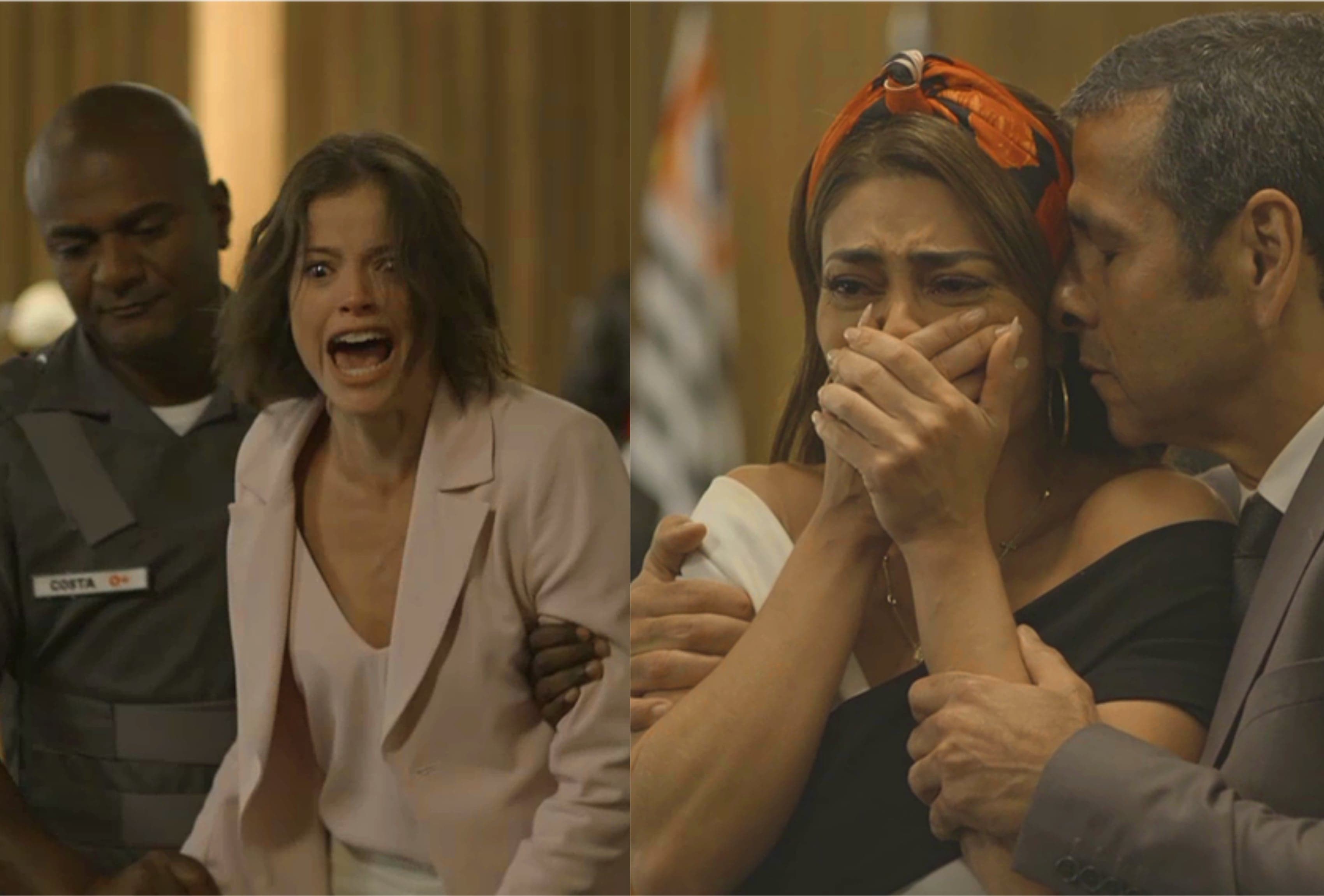 Josiane (Agatha Moreira) vai encarar 30 anos de prisão em A Dona do Pedaço da Globo (Montagem: TV Foco) Josiane (Agatha Moreira) vai encarar 30 anos de prisão em A Dona do Pedaço da Globo (Montagem: TV Foco)