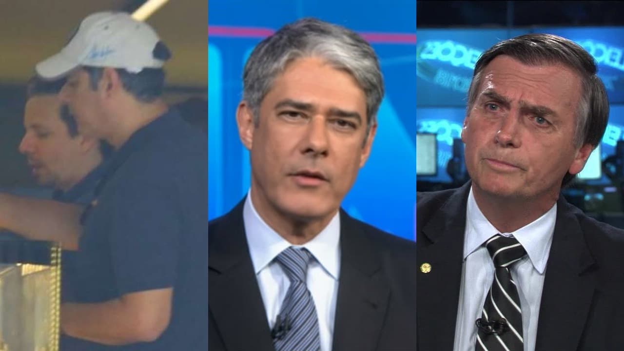 William Bonner e Jair Bolsonaro (Foto: Reprodução/TV Globo/AgNews/Montagem TV Foco) William Bonner e Jair Bolsonaro (Foto: Reprodução/TV Globo/AgNews/Montagem TV Foco)