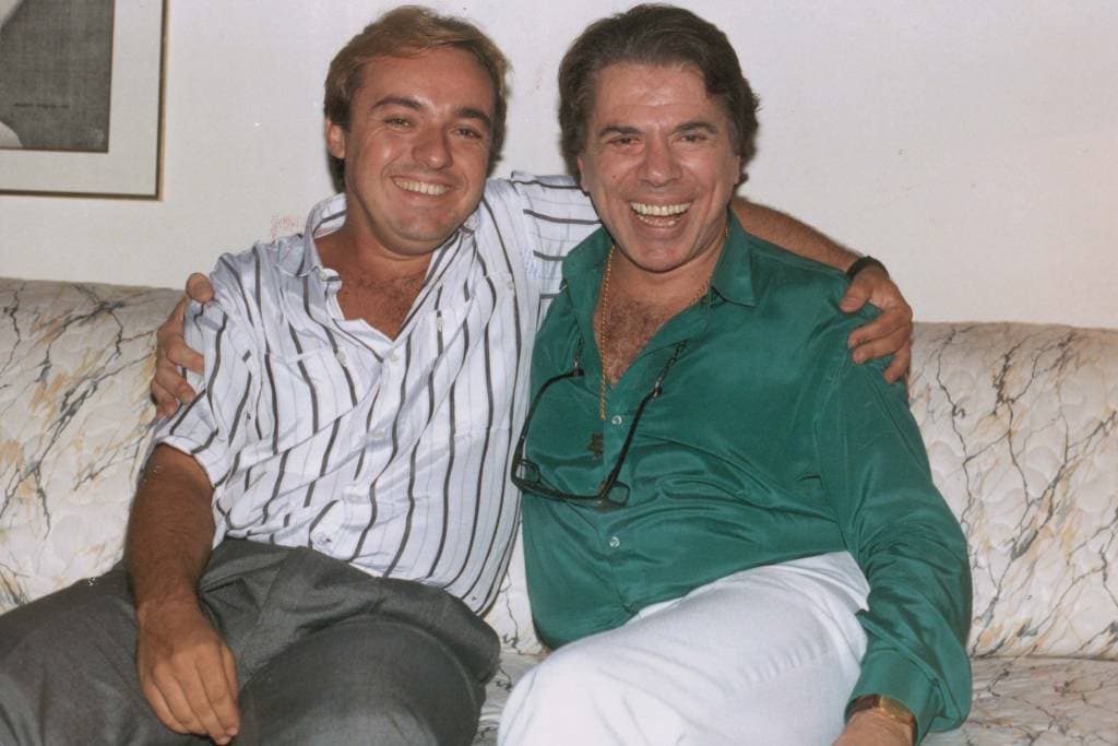 Gugu Liberato e seu eterno padrinho na TV, Silvio Santos (Foto: Reprodução) Gugu Liberato e seu eterno padrinho na TV, Silvio Santos (Foto: Reprodução)