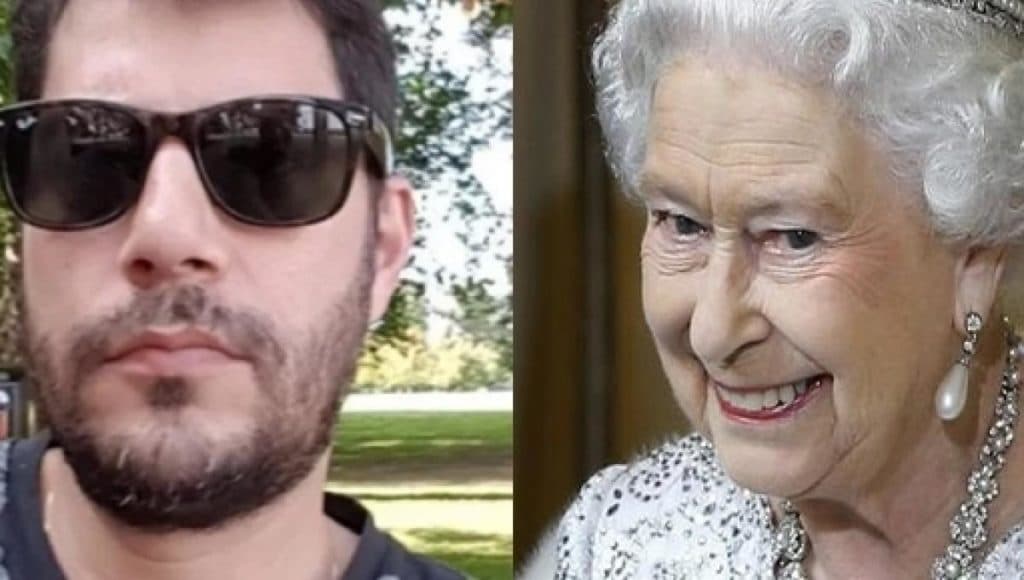 Evaristo Costa pede para trabalhar com a Rainha Elizabeth