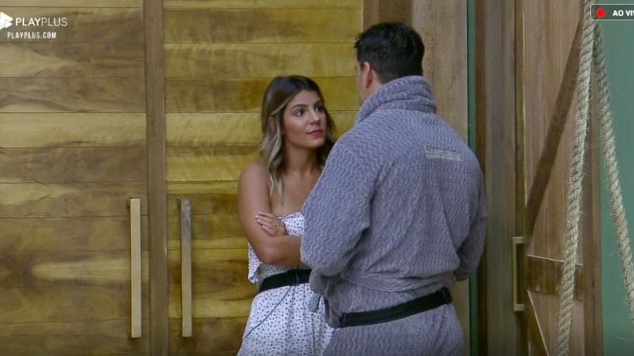 Hariany Almeida e Lucas Viana tiveram nova discussão em A Fazenda 11 (Reprodução: PlayPlus/Record TV) Hariany Almeida e Lucas Viana tiveram nova discussão em A Fazenda 11 (Reprodução: PlayPlus/Record TV)