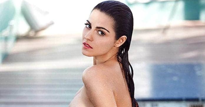 Ex-RBD Maite Perroni compartilha foto com biquíni minúsculo, deixa mamilos a mostra e web vai à loucura