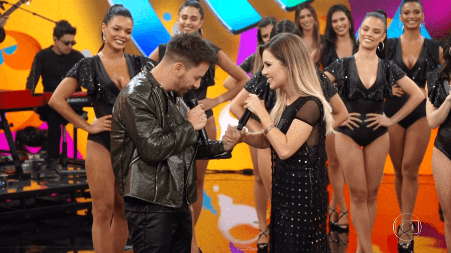 Sandy e Junior falaram sobre o passado no Domingão do Faustão (Foto: Reprodução) Sandy e Junior falaram sobre o passado no Domingão do Faustão (Foto: Reprodução)