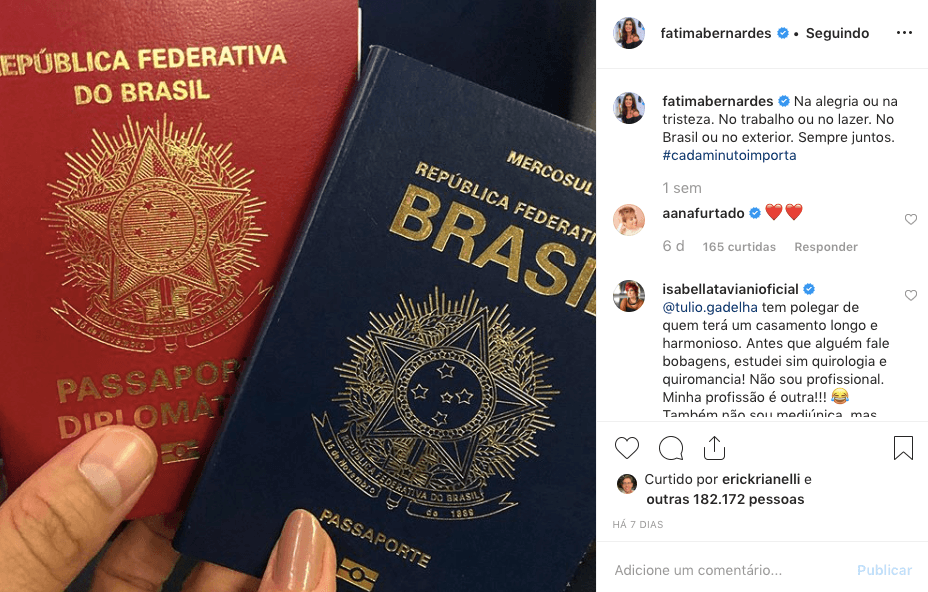 Fátima Bernardes, Túlio Gadêlha Fátima Bernardes, Túlio Gadêlha