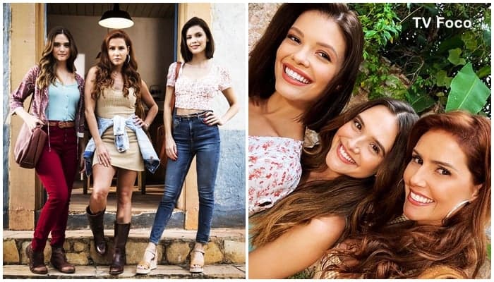 Vitória Strada, Juliana Paiva e Deborah Secco com seu novo visual em Salve-se Quem Puder Vitória Strada, Juliana Paiva e Deborah Secco com seu novo visual em Salve-se Quem Puder