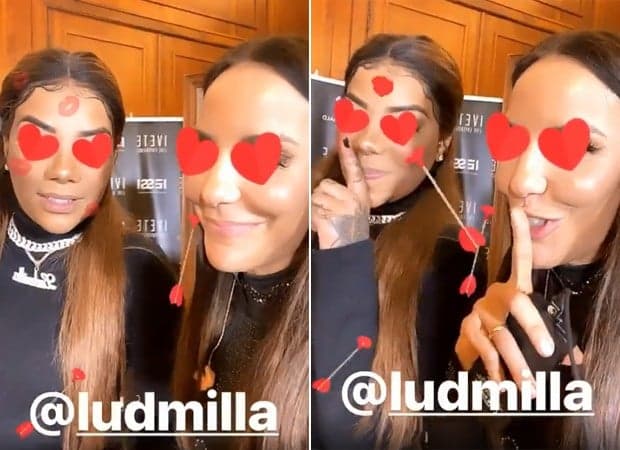 Ivete Sangalo e Ludmilla se encontraram nos bastidores de um show e posaram juntinhas (Foto: Reprodução/ Instagram) Ivete Sangalo e Ludmilla se encontraram nos bastidores de um show e posaram juntinhas (Foto: Reprodução/ Instagram)