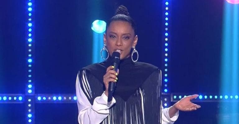 Taís Araújo usa bordão de Gugu em homenagem na Globo em 2019 (Foto :Instagram) Taís Araújo usa bordão de Gugu em homenagem na Globo em 2019 (Foto :Instagram)