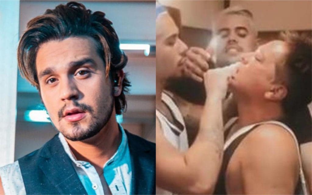 Chocante! Luan Santana decide comer a mesma fruta perigosa de Leonardo e o que acontece é surreal