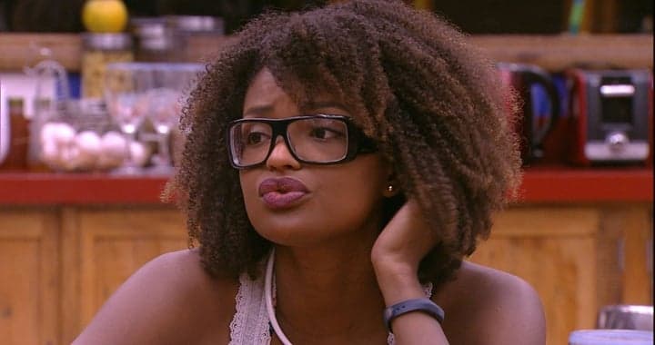 Nayara não caiu no gosto do público no BBB18. (Foto: Reprodução) Nayara não caiu no gosto do público no BBB18. (Foto: Reprodução)