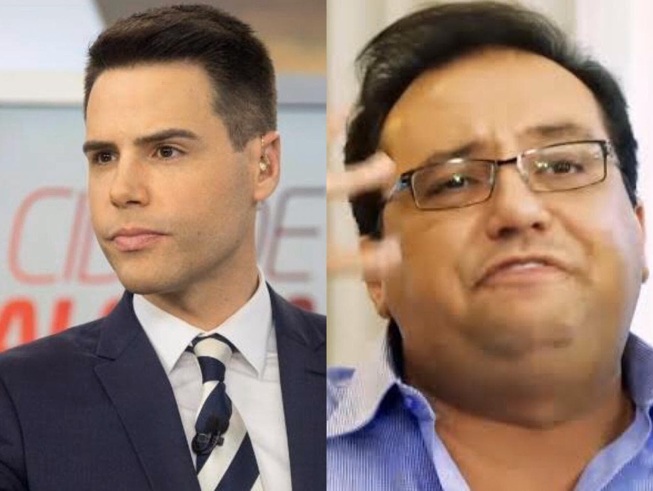 Luiz Bacci, Geraldo Luís, da Record Luiz Bacci, Geraldo Luís, da Record