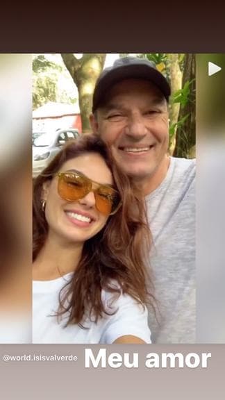 Publicação feita por Isis Valverde após a morte do pai (Foto: Reprodução/Instagram) Publicação feita por Isis Valverde após a morte do pai (Foto: Reprodução/Instagram)