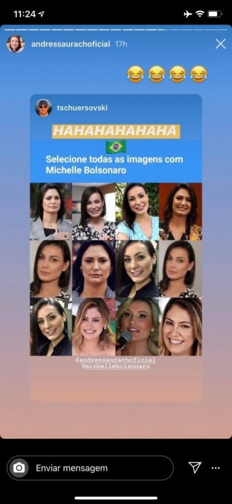 Andressa Urach e Michelle Boslonaro Andressa Urach e Michelle Boslonaro