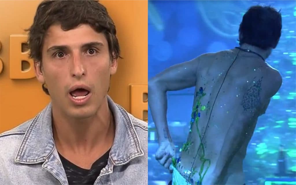 BBB20: Felipe perde o controle, tira toda a roupa e sai correndo pelado: "Chocada"