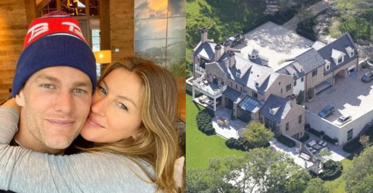 Palácio! Gisele Bündchen e Tom Brady colocam mansão à venda por R$ 155 milhões