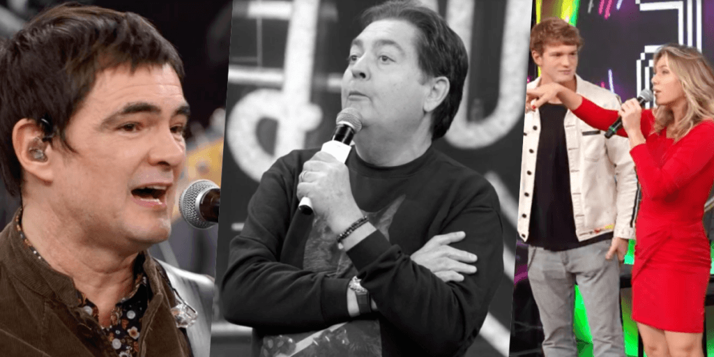 Ao vivo no Faustão, Letícia Spiller passa vexame e pede para Shank tocar música de outro: "Que vergonha"