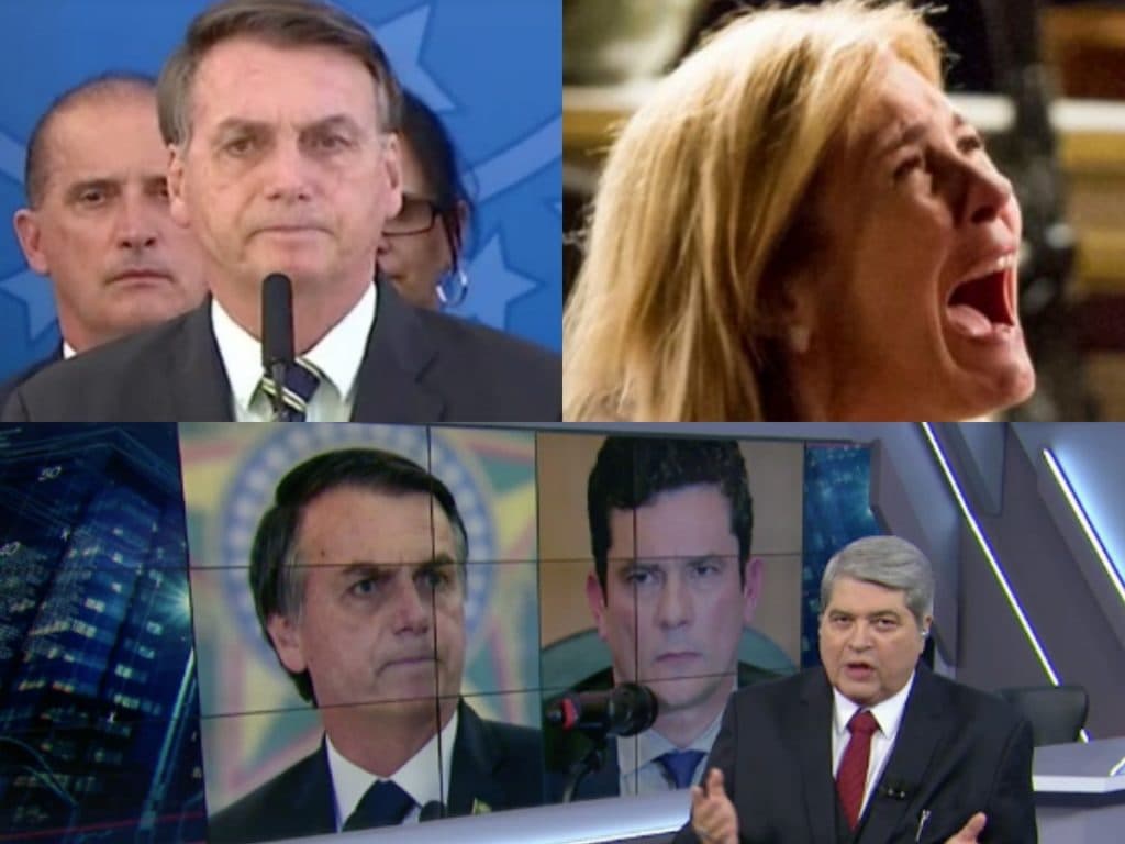 Audiência 24/04: Globo despenca após Avenida Brasil ser cortada ao vivo e Bolsonaro tira Band do fundo do poço