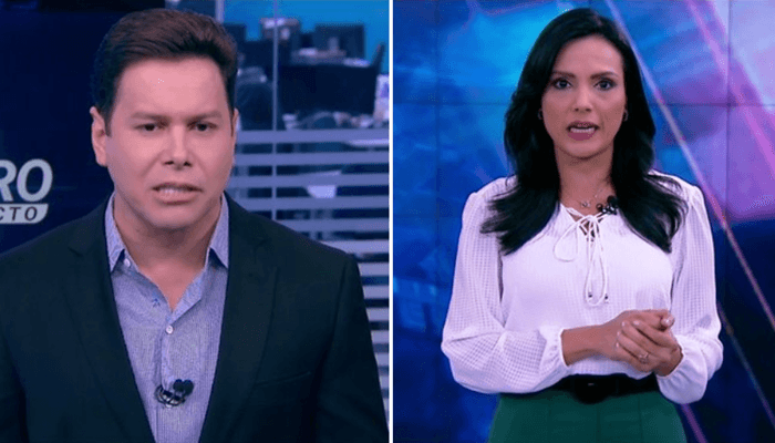 Marcão do Povo volta ao ar no SBT, pede perdão e ignora colega ao vivo no Primeiro Impacto