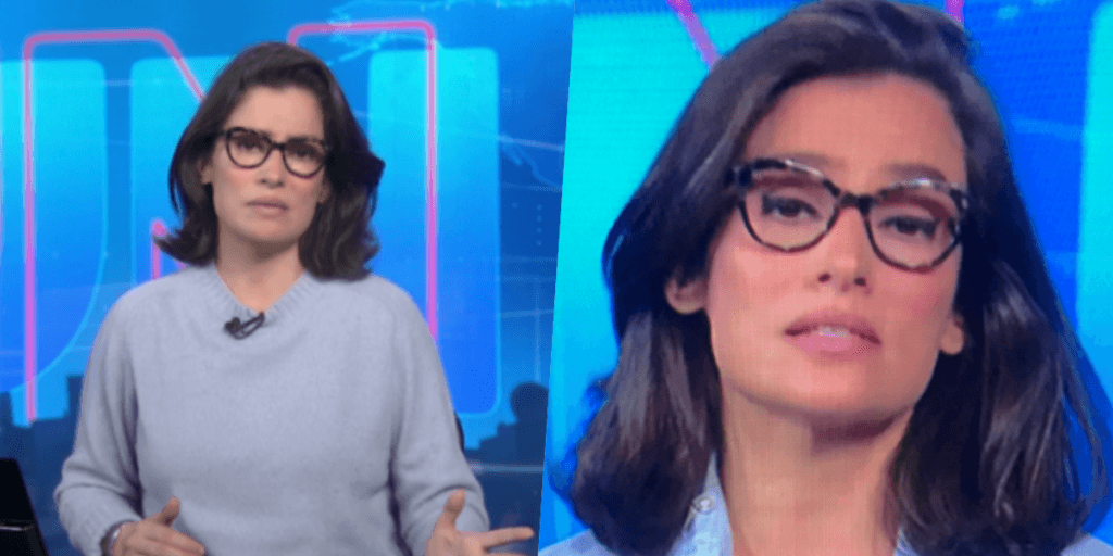 Renata Vasconcellos usa roupa de William Bonner para apresentar JN e público questiona relação: “quero saber”
