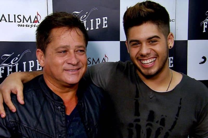 Zé Felipe expõe foto com bonitão e confunde público com novo membro da família: "Mais um filho de Leonardo"