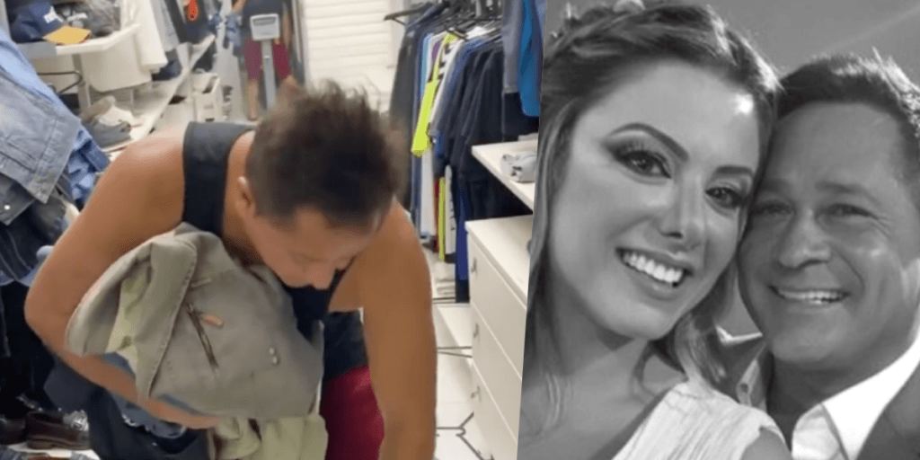 Esposa de Leonardo, após mágoas, flagra cantor dentro de armário e admite: "Desapego"