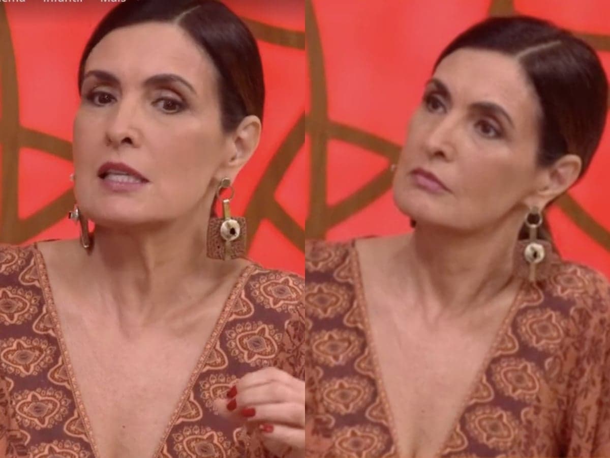 Fátima Bernardes no Encontro de hoje (Foto: Reprodução/TV Globo) Fátima Bernardes no Encontro de hoje (Foto: Reprodução/TV Globo)