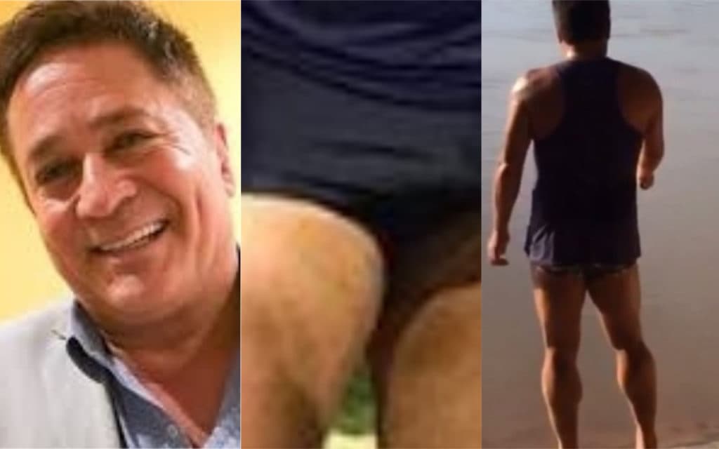 Leonardo, após anúncio de gravidez, é visto em momento bem particular e deixa tamanho da “vara” aparecer: “é fod*”